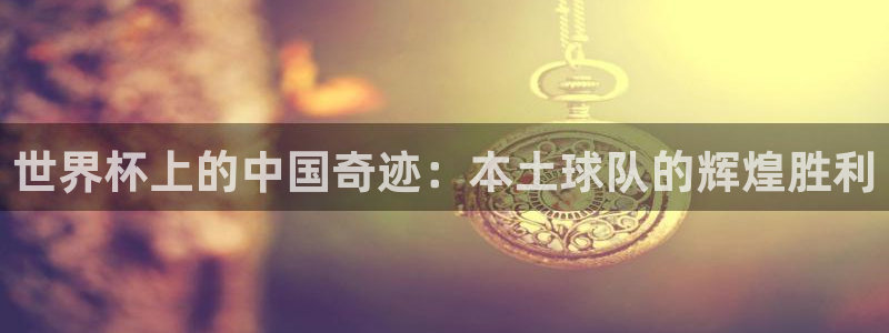 世界杯预选赛亚洲区积分榜：世界杯上的中国奇迹：本土球队的辉煌胜利